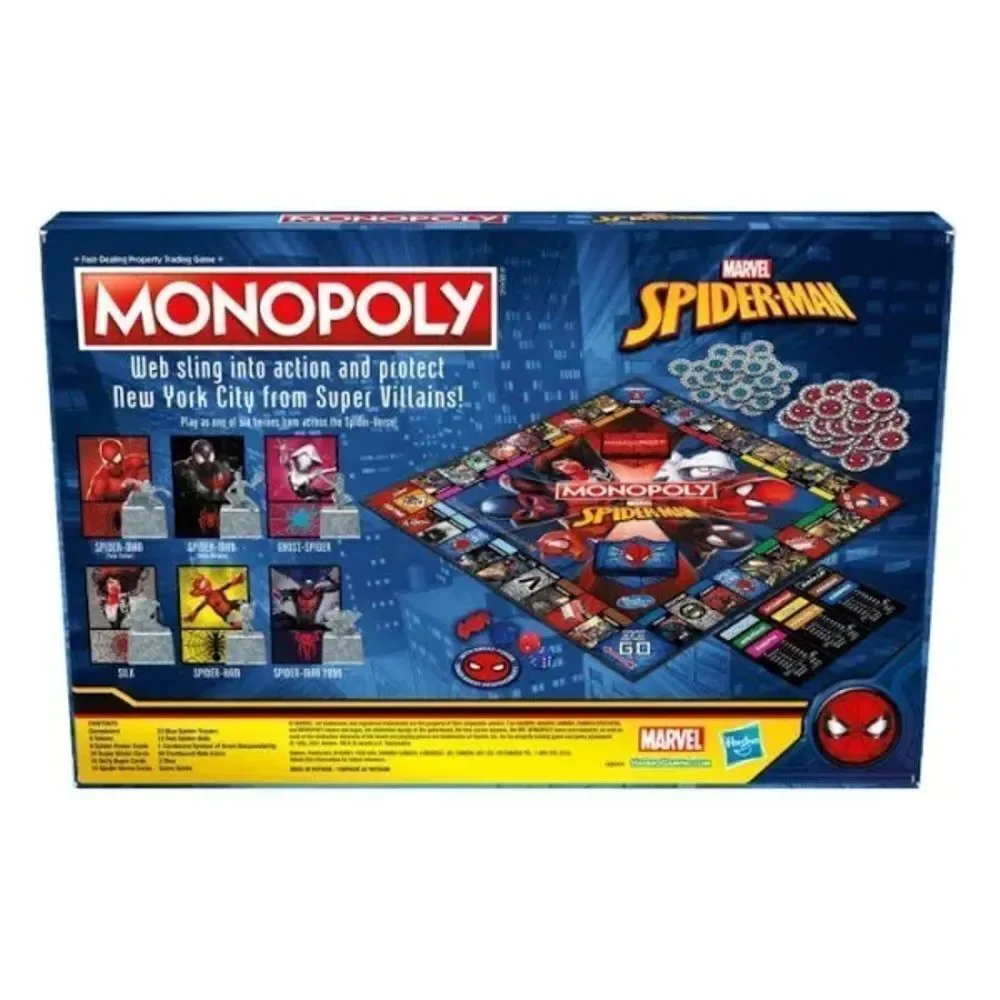 NEW Unopened Collectors Edition Hasbro Marvel Spider-Man Monopoly Game